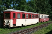 Odstavené vozy Btu 902 a 908 (Balm/ú 656 a 669) v Třemešné ve Slezsku na koleji 3u 27.6.2010